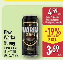 ALDI Piwo Warka oferta