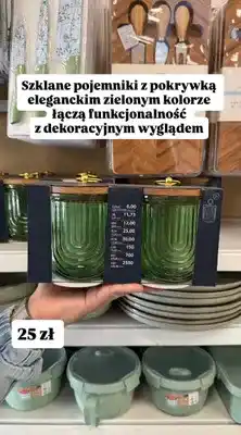 Pepco Szklane pojemniki z pokrywką 2 sztuki oferta