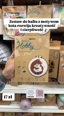 Pepco Zestaw do haftu z motywem kota oferta