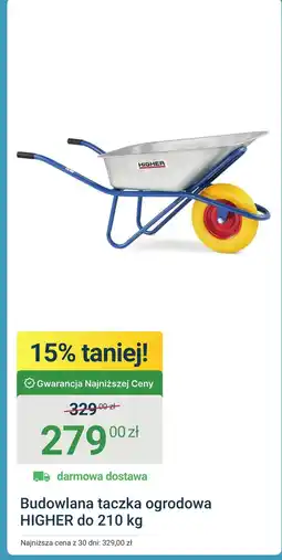 ERLI Taczka ogrodowa O oferta