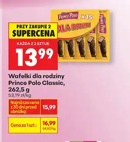 Biedronka Wafelki Prince Polo oferta