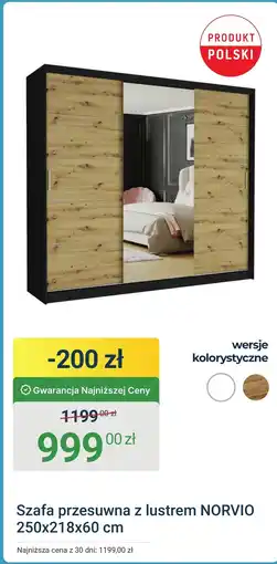 ERLI Szafa przesuwna Polski oferta