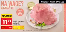 Biedronka Szynka wieprzowa bez kości oferta