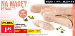 Biedronka Kiełbasa biała parzona Sokołów oferta