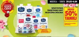 Biedronka Śmietanki UHT mleczna dolina oferta