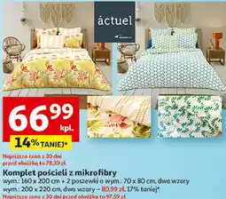 Auchan Komplet pościeli z mikrofibry oferta