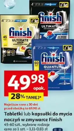 Auchan Tabletki lub kapsułki do mycia naczyń w zmywarce oferta