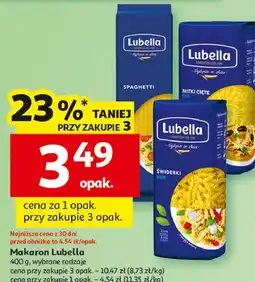 Auchan Makaron Lubella oferta