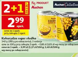 Auchan Kukurydza super słodka oferta