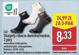 ALDI Skarpety robocze męskie Cat oferta