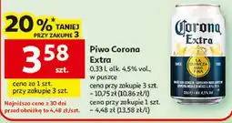 Auchan Piwo w puszkach Warka, Żywiec, Żywiec białe, Heineken oferta