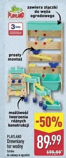 ALDI Tor wodny drewniany Playland oferta
