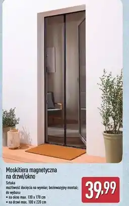 ALDI Moskitiera magnetyczna na drzwi 100 x 220 cm oferta