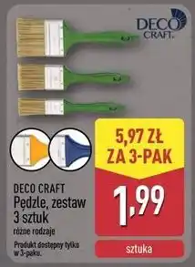ALDI Pędzle Deco Craft oferta