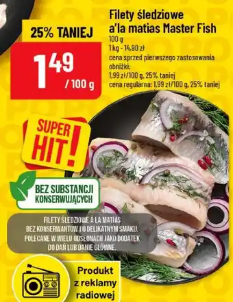 Polomarket Filety śledziowe a'la matias Master Fish oferta