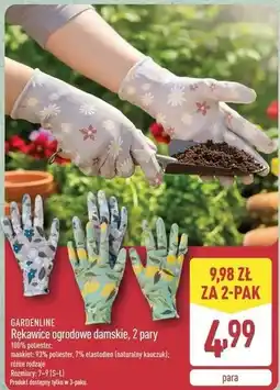 ALDI Rękawice ogrodowe s-l Gardenline oferta
