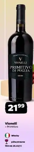 Netto Wino Vionelli Primitivo Di Puglia oferta