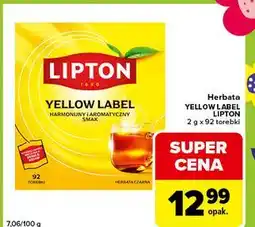 Globi Herbata Lipton Yellow Label Tea oferta