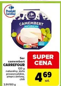 Globi Ser camembert z ziołami prowansalskimi Carrefour oferta