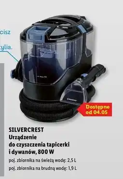 Lidl Urządzenie do czyszczenia tapicerki i dywanów 800 w Silvercrest oferta