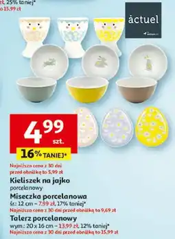 Auchan Kieliszek na jajko porcelanowy oferta