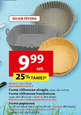Auchan Forma silikonowa okrągła oferta