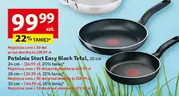 Auchan Patelnia Start Easy Black Tefal oferta
