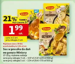 Auchan Sos w proszku do dań na gorąco Sos pieczarkowy, Sos grzybowy różne rodzaje oferta