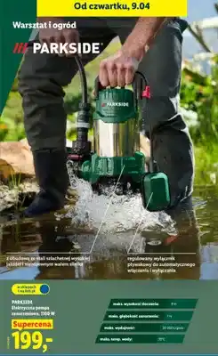 Lidl Elektryczna pompa zanurzeniowa, 1100W oferta