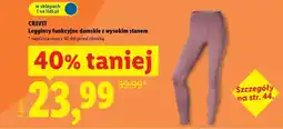 Lidl Crivit Legginsy funkcyjne damskie z wysokim stanem oferta