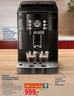 Lidl DeLonghi Automatyczny ekspres do kawy Magnifica S, 1450 W oferta