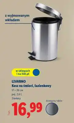 Lidl Livarno Kosz na śmieci łazienkowy oferta
