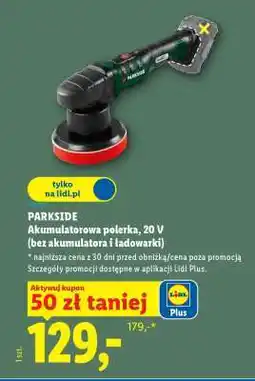Lidl Parkside Akumulatorowa polerka, 20 V oferta