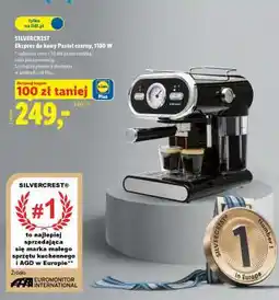 Lidl SILVERCREST Ekspres do kawy Pastel czarny, 1100 W oferta