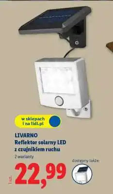 Lidl LIVARNO Reflektor solarny LED z czujnikiem ruchu oferta
