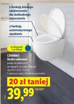 Lidl LIVARNO Deska sedesowa oferta