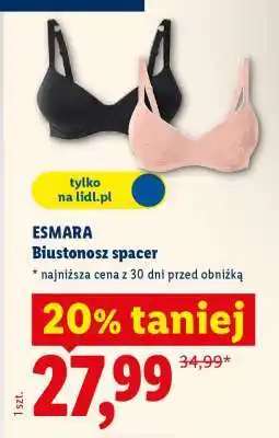 Lidl ESMARA Biustonosz spacer oferta