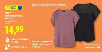 Lidl Crivit Koszulka funkcyjna damska oferta
