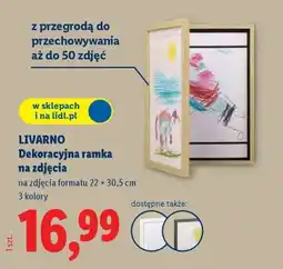 Lidl LIVARNO Dekoracyjna ramka na zdjęcia oferta
