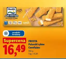 Lidl Frosta Paluszki rybne Cornflakes oferta