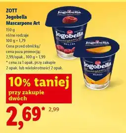 Lidl ZOTT Jogobella Mascarpone Art oferta