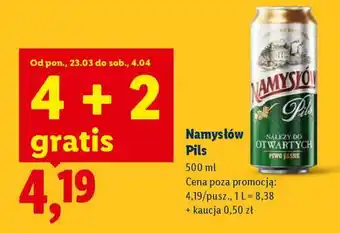 Lidl Namysłów Pils oferta