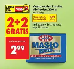 Biedronka Masło Ekstra Polskie Mlekovita , 200 g oferta