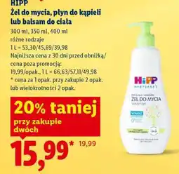 Lidl HiPP Żel do mycia, płyn do kąpieli lub balsam do ciała oferta