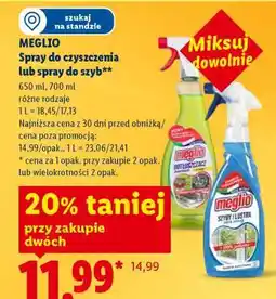 Lidl MEGLIO Spray do czyszczenia lub spray do szyb oferta