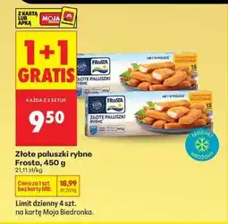 Biedronka Złote paluszki rybne Frosta 450 g oferta