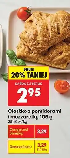 Biedronka Ciastko z pomidorami i mozzarellą, 105 g oferta