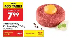 Biedronka Tatar wołowy Kraina Mięs 200 g oferta