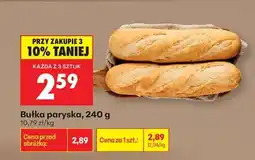 Biedronka Bułka paryska 240 g oferta