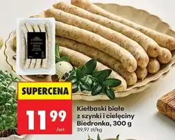 Biedronka Kiełbaski białe z szynki i cielęciny Biedronka, 300 g oferta